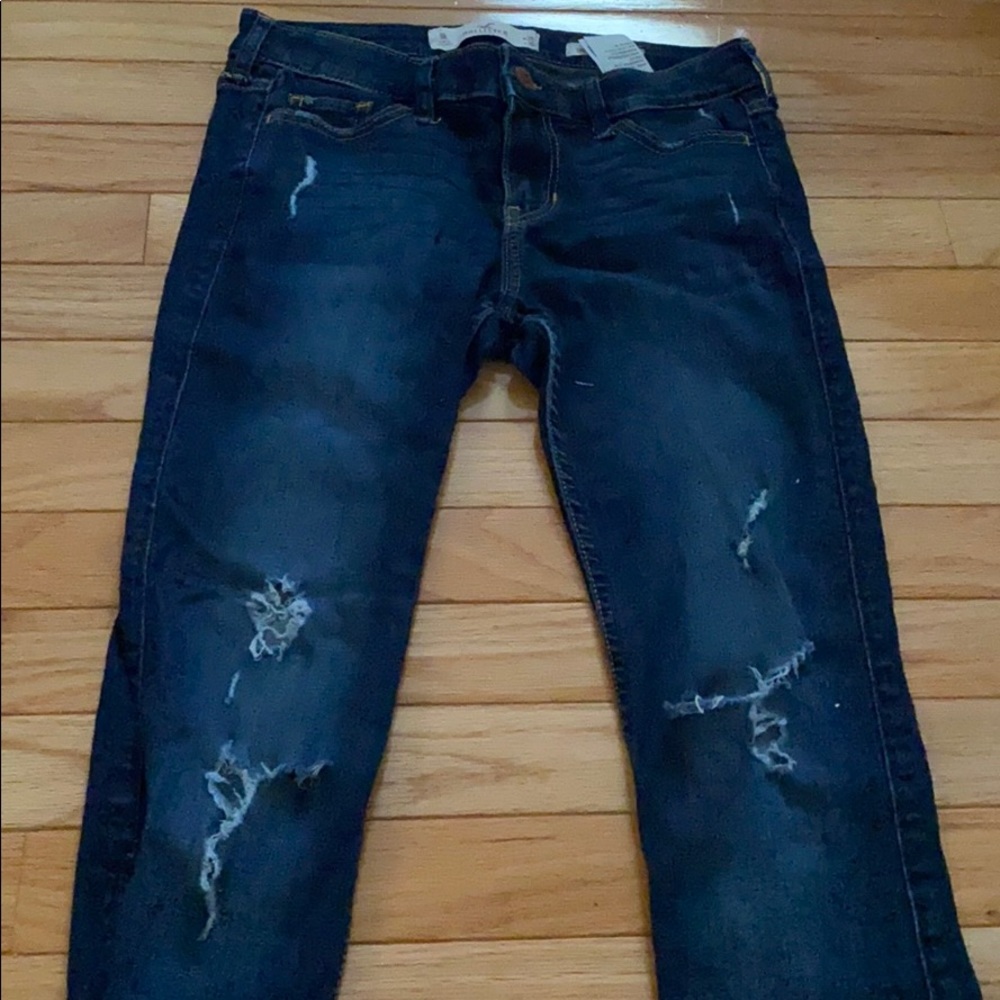 Hollister Super skinny dark wash jeans